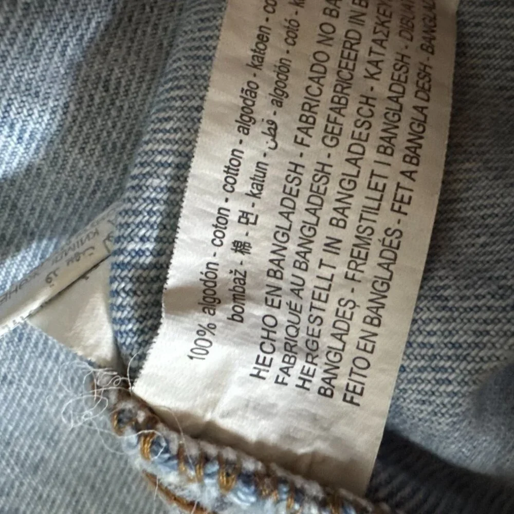 ZARA Girls Denim Overall Dress Light Wash Size 8 Pinafore Jumper Classic Button - Picture 14 of 15
